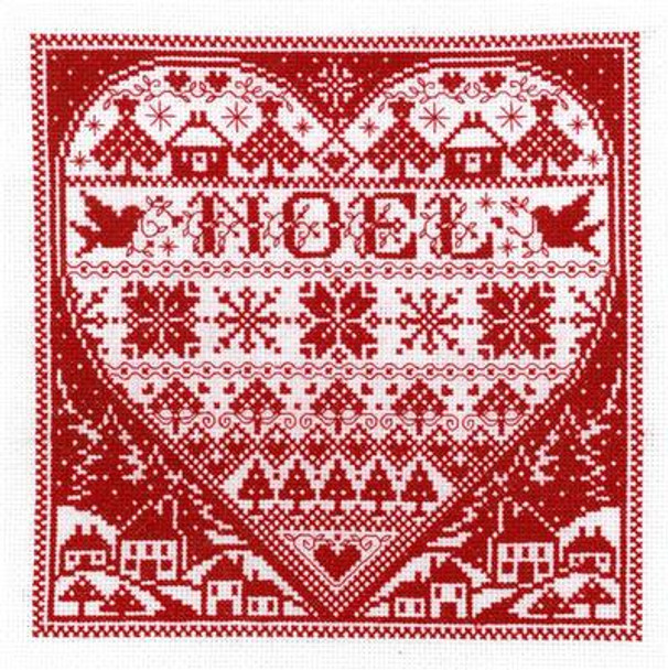 Redwork Noel 119w x 119h Joan A. Elliot Kit 