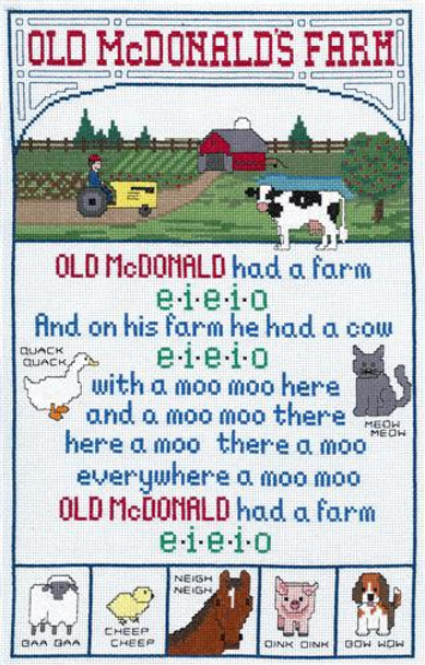 Old McDonald's Farm 136w x 222h  Kit Marilyn Clark