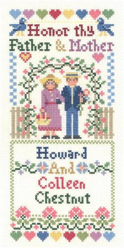 Honor Mom & Dad 63w x 138h Sandra Cozzolino