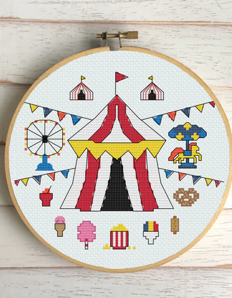 Carnival Counted Cross Stitch DIY Kit Spot Colors