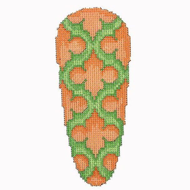 EM-414L Quatrefoil/Lime Carrot 2 x 4.5 18 Mesh Associated Talents