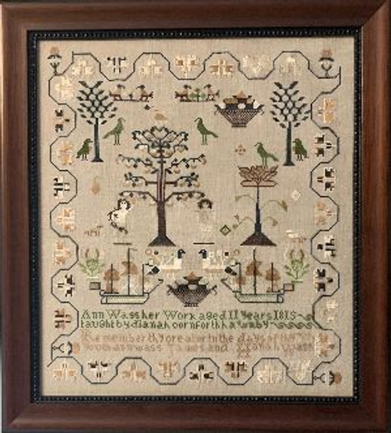 Ann Wass - 1815 230 (w) x 270 (h) Olde Willow Stitchery Design