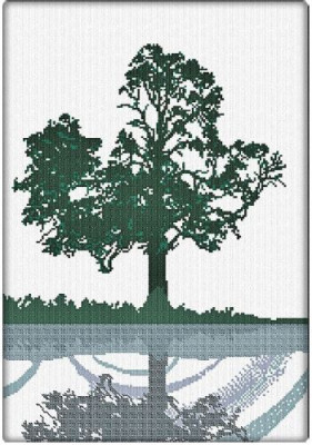 AAN750 Riflesso (Reflection) 162 x 212   Alessandra Adelaide Needleworks