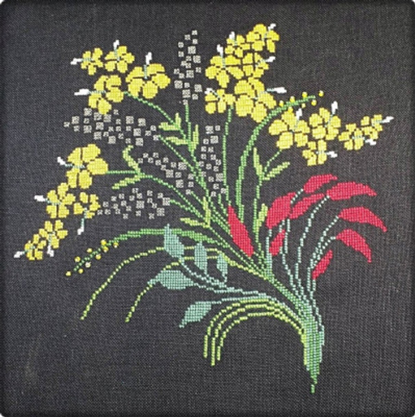 AAN765 Bouquet Couleur Soleil  Sun Color Bouquet 148 x 144 Alessandra Adelaide Needleworks