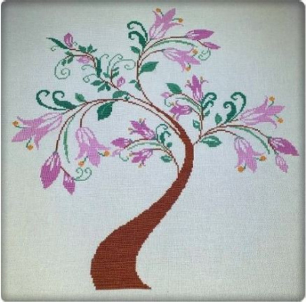 AAN736 Albero Del Rinnovo (Renewal Tree) 203 x 233 Alessandra Adelaide Needleworks