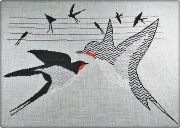 AAN764 Protect Swallows 238 x 177   Alessandra Adelaide Needleworks