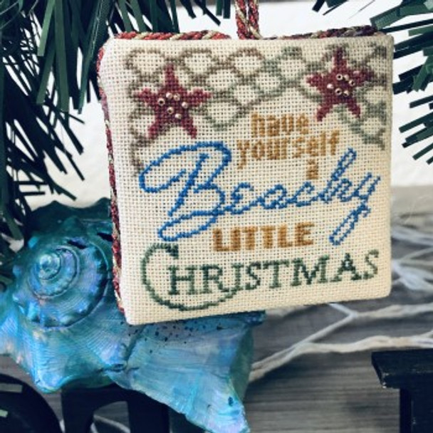 Beachy Little Christmas 70w x 70h by Barefoot Needleart, LLC 22-2602 YT