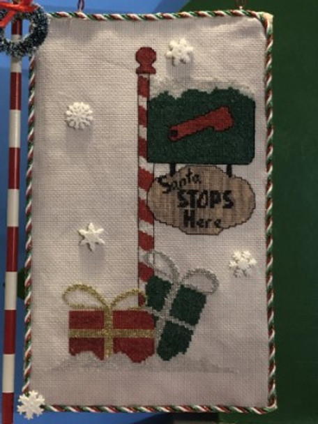 Delivering Christmas  97w x 147h by Barefoot Needleart, LLC 22-2606