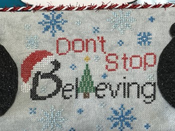 Don't Stop Believing 68w x 66h by Barefoot Needleart, LLC 22-2636 YT