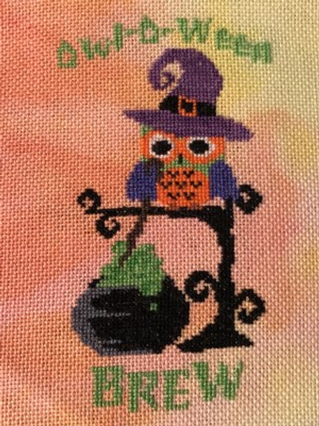 Owl-O-Ween Brew 59w x 117h by Barefoot Needleart, LLC 22-2613