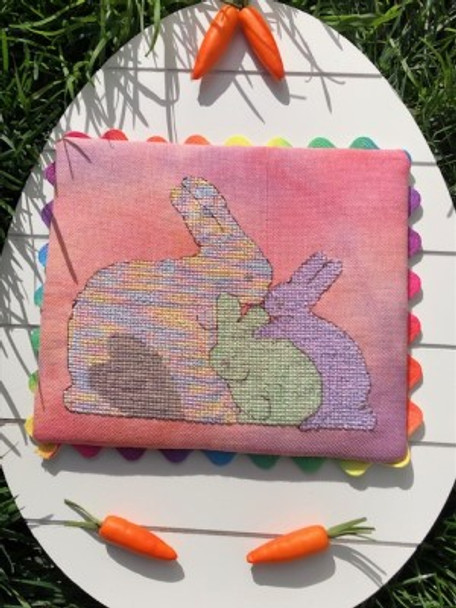 Some Bunny Loves You 78w x 66h by Barefoot Needleart, LLC 22-2619