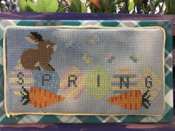 Spring Bunny 90w x 44h by Barefoot Needleart, LLC 22-2642