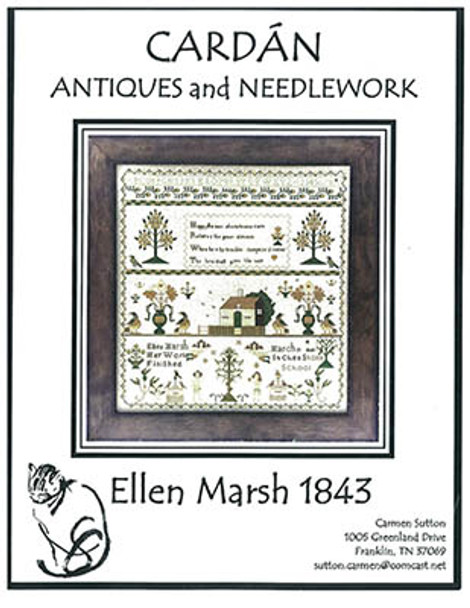 Ellen Marsh 1843 269w x 276h by Cardan Antiques & Needlework 23-1512