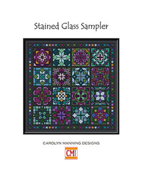 Stained Glass Sampler 171w x 171h by CM Designs 23-1019