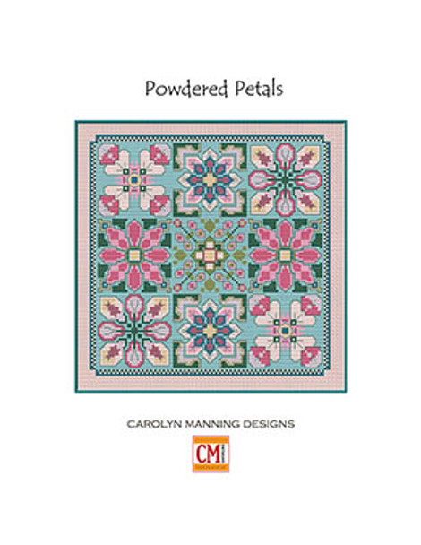 Powdered Petals 115w x 115h by CM Designs 23-1281 YT