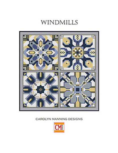 Windmills 126w x 126h by CM Designs 23-1282