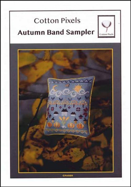Autumn Band Sampler 61W x 71H Cotton Pixels 22-1633 YT
