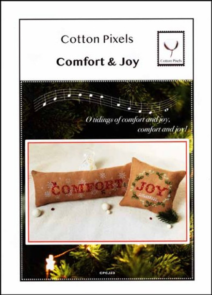 YT Comfort and Joy Comfort, 149W x 43H and Joy, 68W x 65H Cotton Pixels