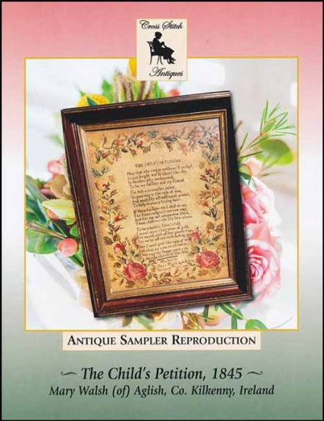 YT The Child's Petition, 1845 205w x 245h by Cross Stitch Antiques 