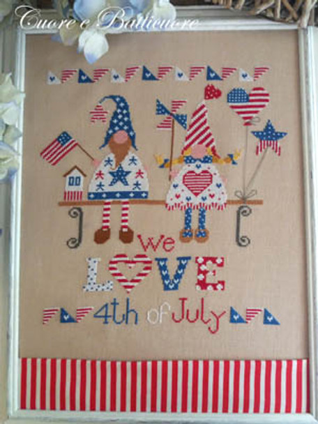 4th Of July In Love 160w x 177h 21-1877