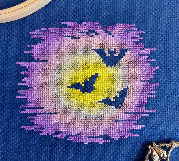 Halloween Night  Artmishka Counted Cross Stitch Pattern