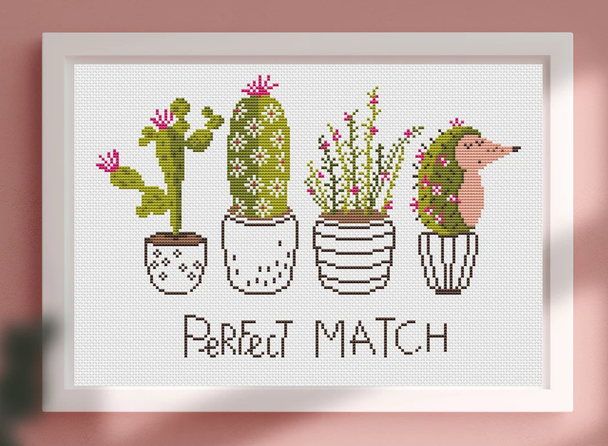 Perfect Match  Artmishka Counted Cross Stitch Pattern