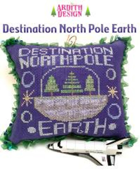 YT Destination North Pole Earth 67 x 67 stitches Ardith Design ICG