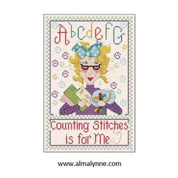 Counting Stitches is for Me! 90 W x 138 H Alma Lynne Originals