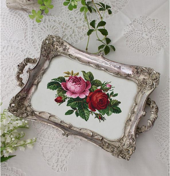 Roses-A Antique Needlework Design