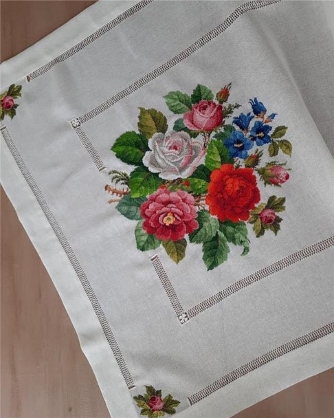 Victorian Bouquet-A Antique Needlework Design