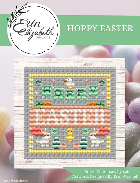 Hoppy Easter 63 x 63 Erin Elizabeth Designs