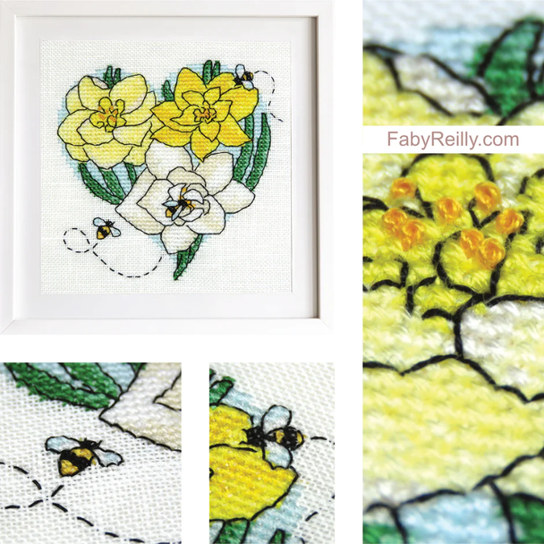 Daffodils & Bees Faby Reilly Designs