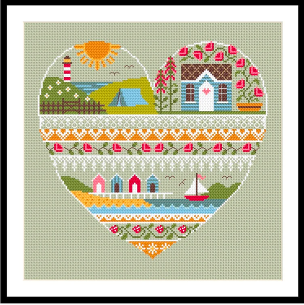 LDD82 Heart of Summer Little Dove Designs