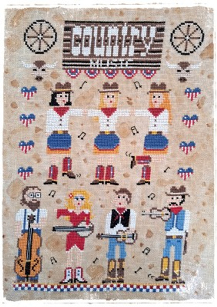 Country Music 105w x 163h. by Fairy Wool In The Wood 22-2822