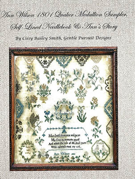 Ann Wilson 1801 Quaker Medallion Sampler by Gentle Pursuit Designs 23-1846