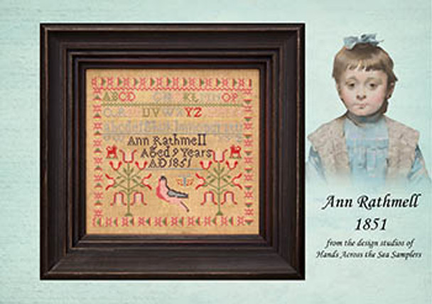 Ann Rathmell 1851 by Hands Across The Sea Samplers 23-2346 YT