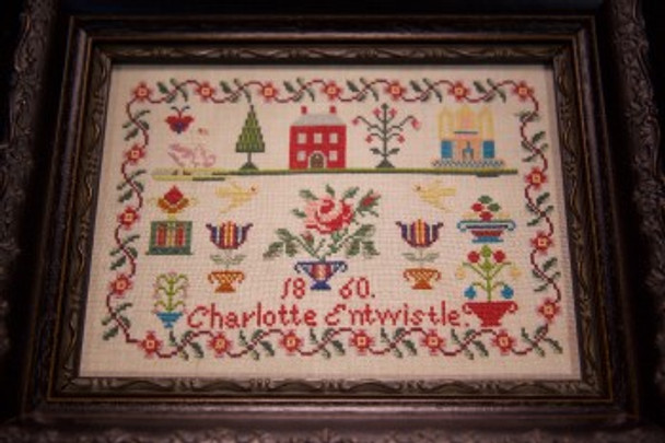 Charlotte Entwistle 1860 by Hands Across The Sea Samplers 22-2535 YT