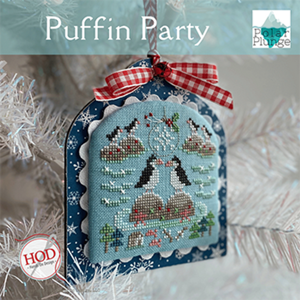 Puffin Party 51W x 52H. by Hands On Design 23-2015 YT