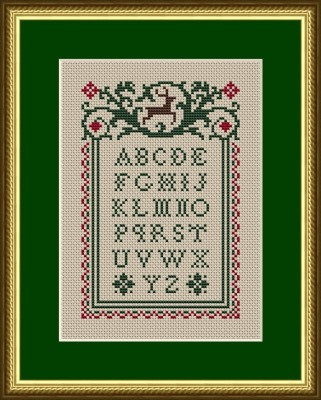 Reindeer Alphabet by Happiness Is Heartmade 22-1234