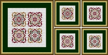 Mini Framed Red Flowers by Happiness Is Heartmade 22-1257