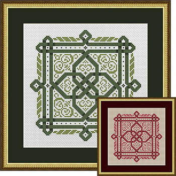 Celtic Knot Design - Caitlin's Crossing 97w x 97h by Happiness Is Heartmade 23-1180