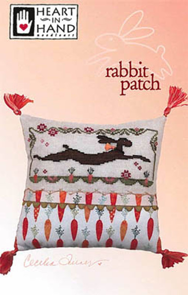 Rabbit Patch 35W x 35H by Heart In Hand Needleart 19-1225 YT