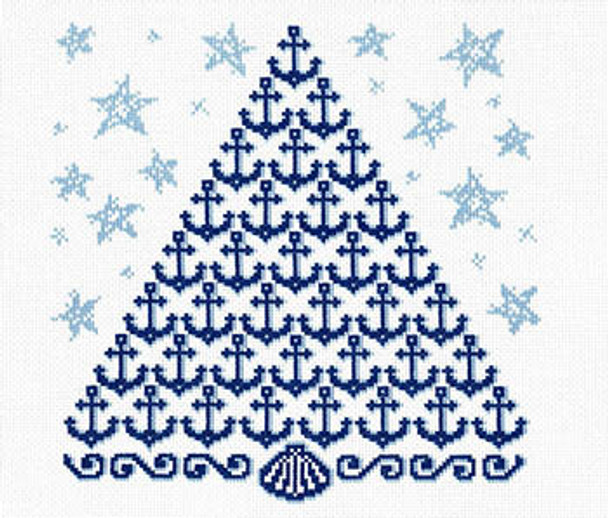 Anchors Holiday Tree 135w x 140h by Imaginating 23-2324