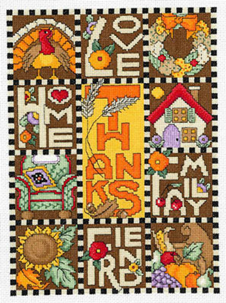 Thanksgiving Sampler 111w x 159h by Imaginating 23-2325