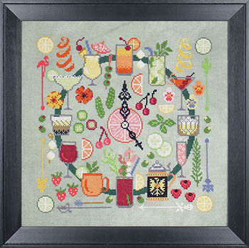 Five O'Clock 115W x 115H by Ink Circles 23-1571 YT NKP54