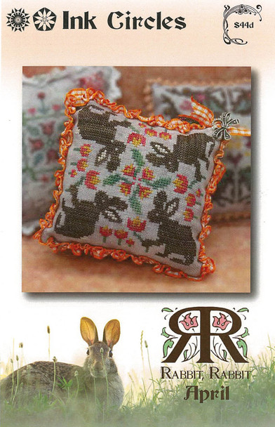 Rabbit Rabbit April 57 x 57 Embellishments not included by Ink Circles 21-1310 YT NKS44D