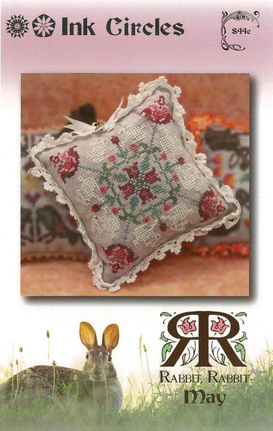 Rabbit Rabbit May 57w x 57h Embellishments not included by Ink Circles 21-1311 YT NKS44E