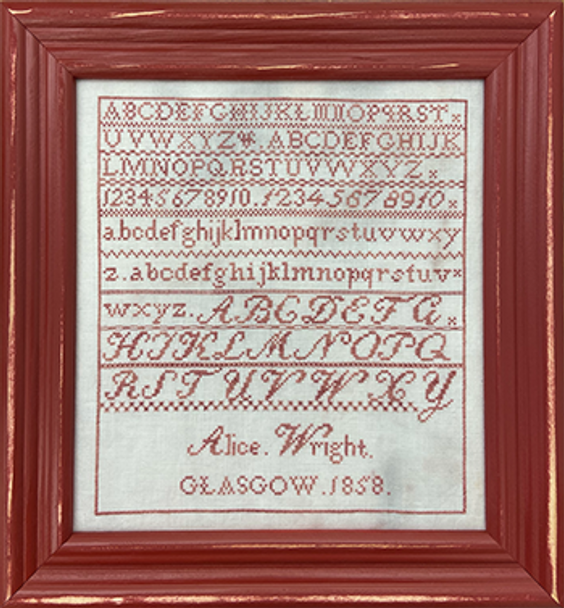 Alice Wright 1858 by Just Stitching Along 23-2029