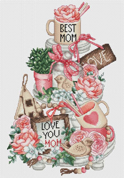 Mother's Day On A Platter by Les Petites Croix De Lucie 21-1590