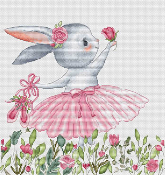 Bunny In Wildflowers by Les Petites Croix De Lucie 21-1802